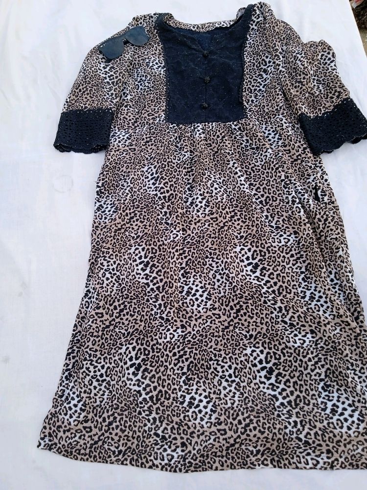 Tiger Printed Kurti