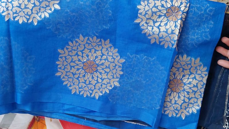 Blue Saree