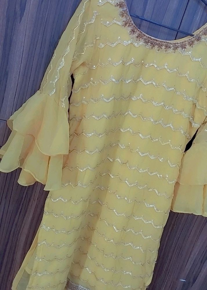 Beautiful Garara With Dupatta (Free Size)💛