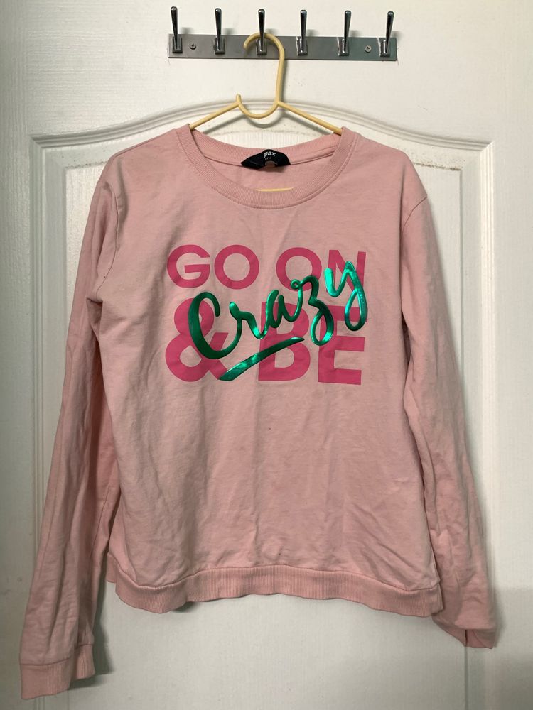 Sweatshirt pink colour