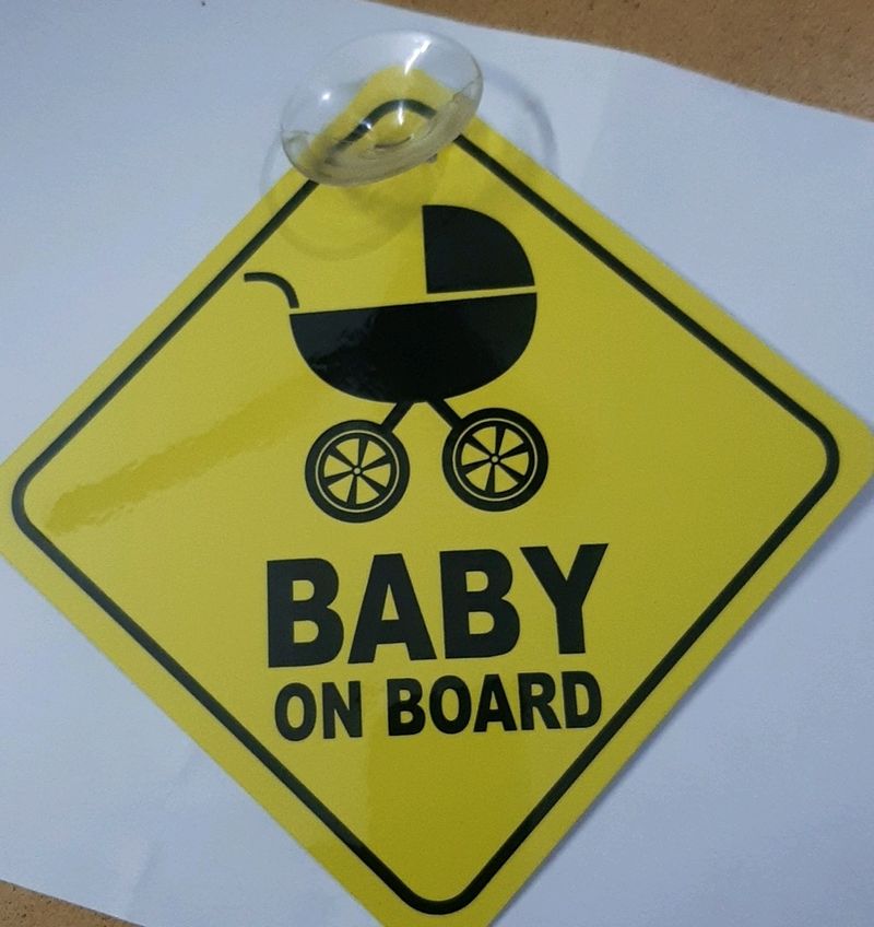 "Baby On Bord" Sticker For Car