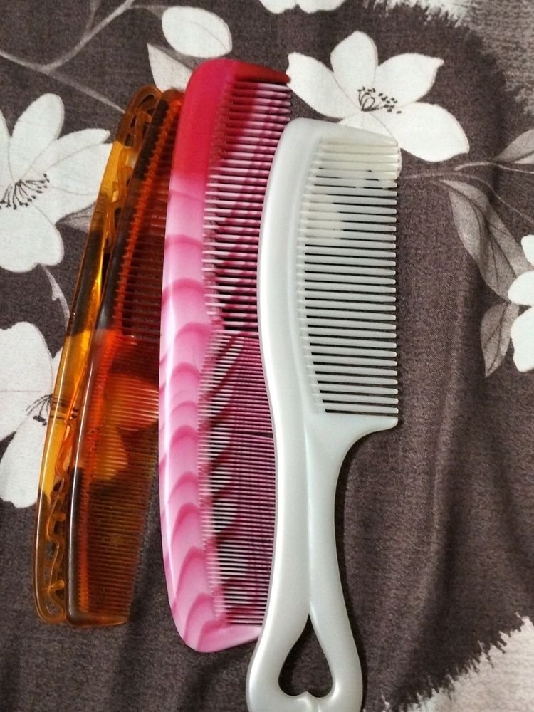 Combo Of 3 Hair Combs