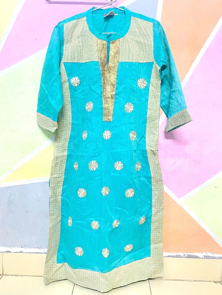 💥🆕️ Festive Kurti With Linning Attached