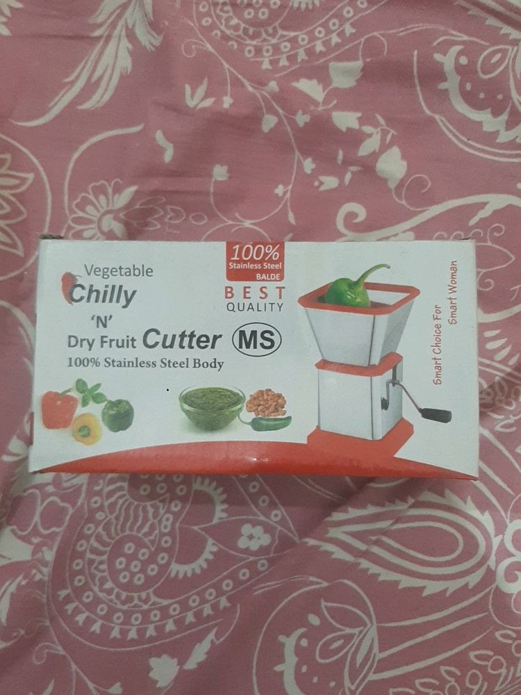 Vegetable Chilly And Dry Fruit Cutter