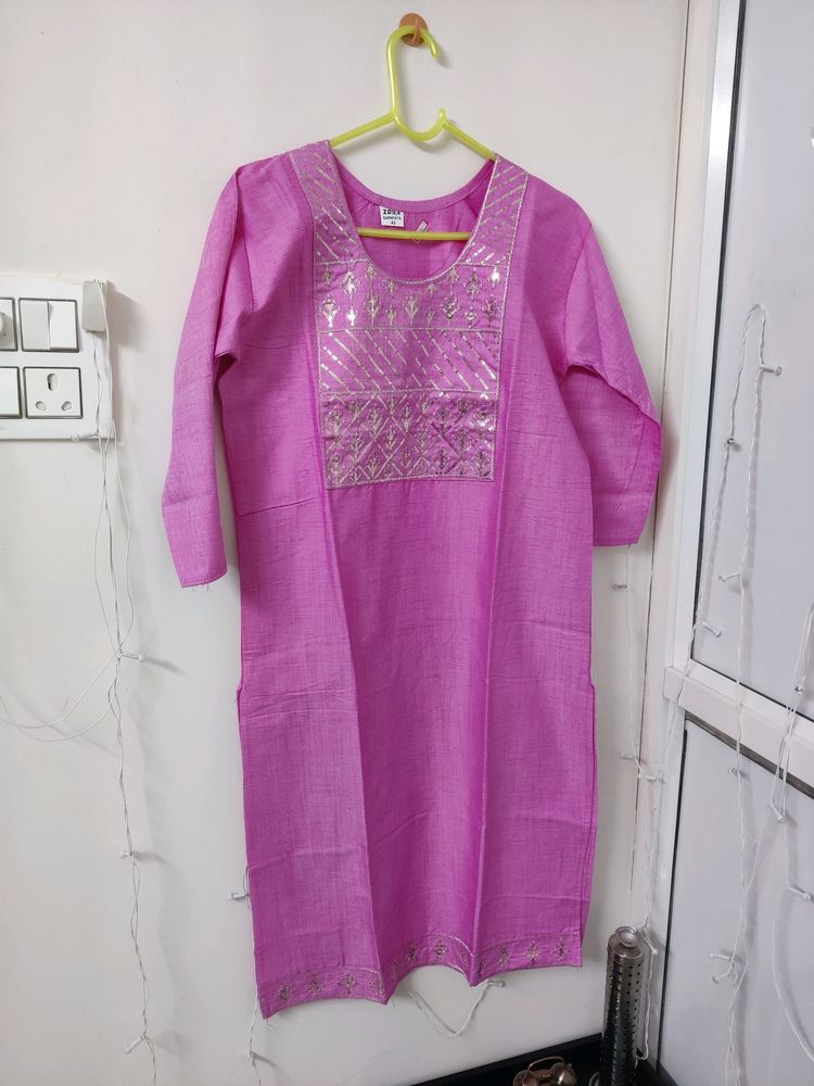 New Kurti With Tag