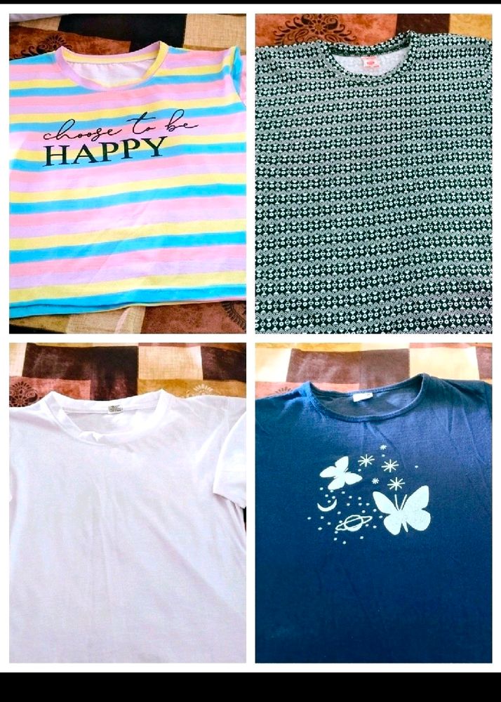 4 T Shirt Combo In Affordable Price