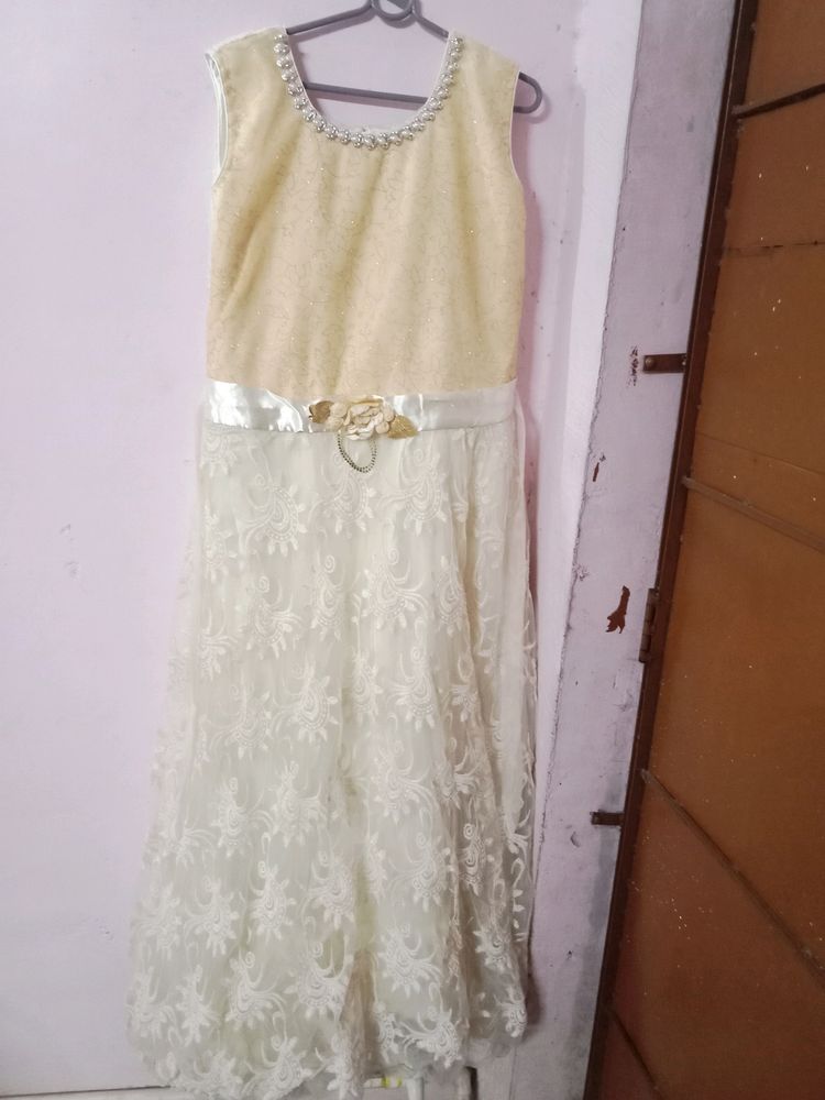 Embroidery NET Gown