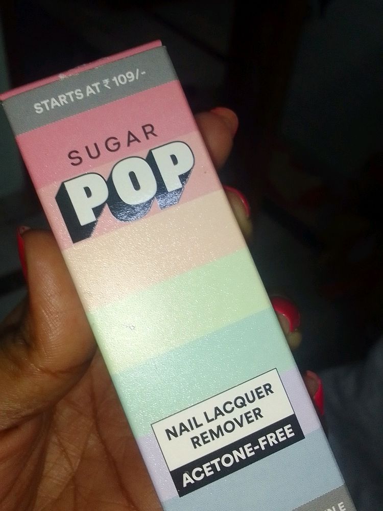 Sugar Pop Nail Paint Remover