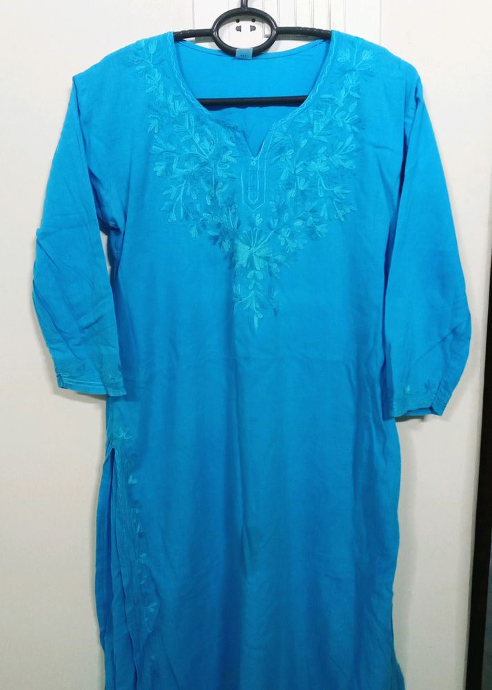 Kurti Sky Blue Color