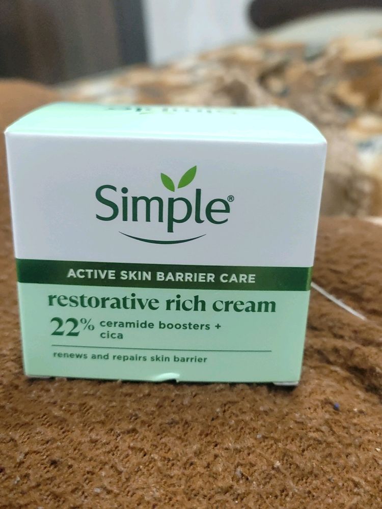 Simple Active Skin Barrier Care Cream