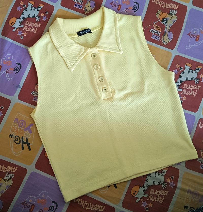 Cute Lemon Crop Top