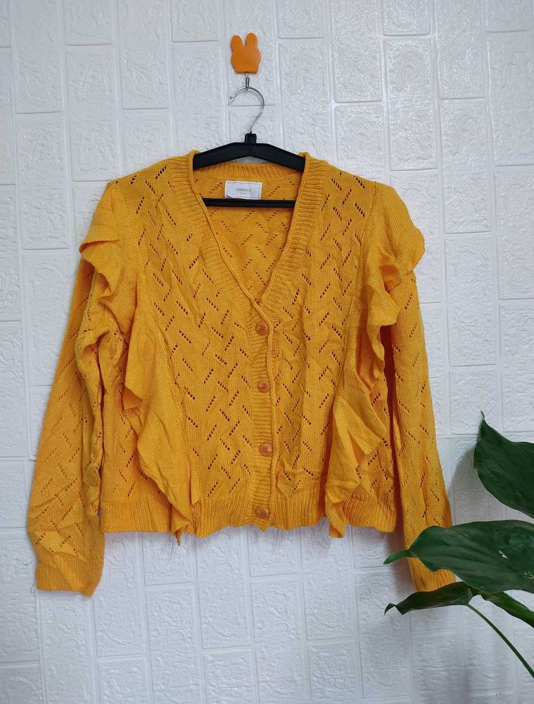 Price Drop Yellow Cardigan