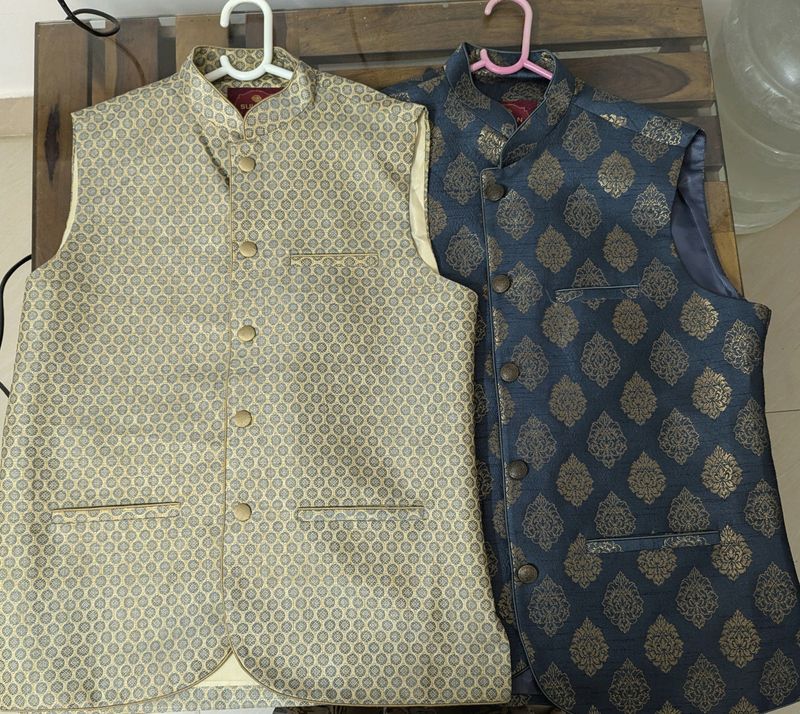 Combo Of 2 New Elegent Nehru Jacket/Sadri