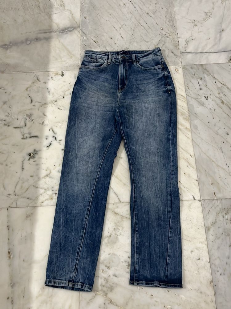 mast and harbour straight fit jeans