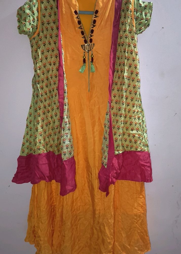 Trendy Yellow Kurta