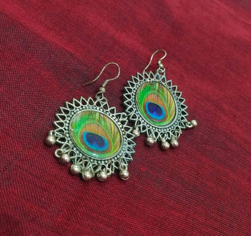 Peacock Earrings