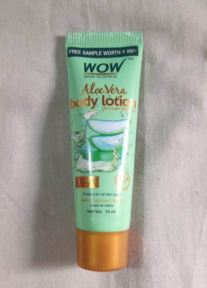 Wow Skin Science Aloe Vera Body Lotion Hydration