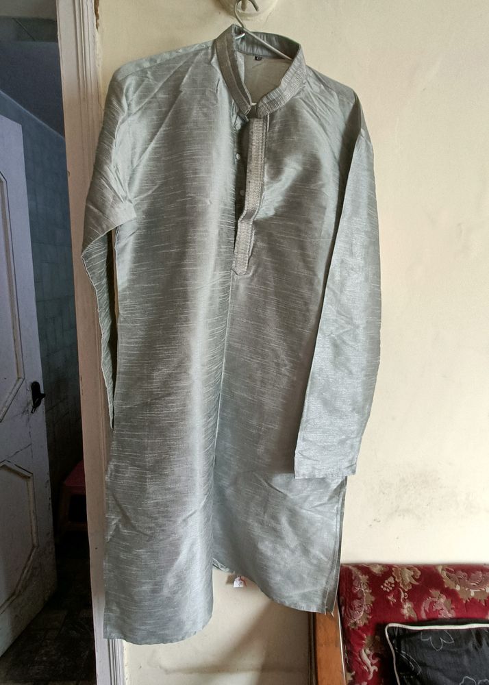 Silver Kurta Pajyama