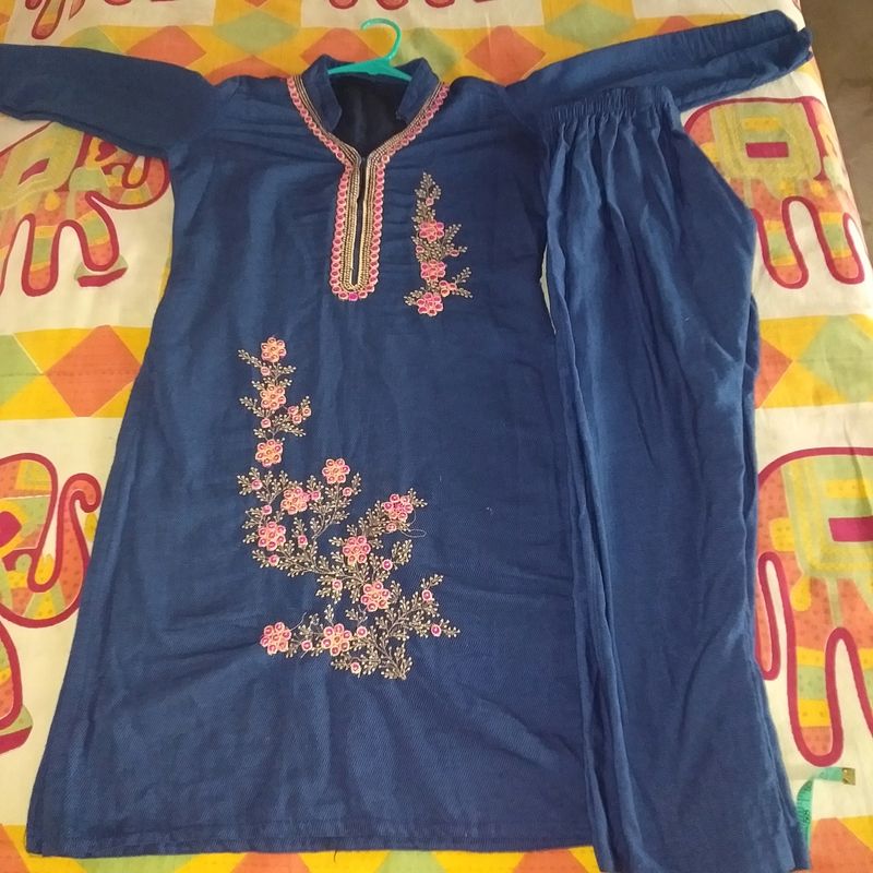 Winter Special Kadhi Kurta With Pant