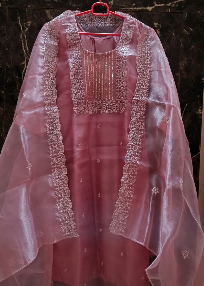 Completely New Pakistani Style Organza Suit