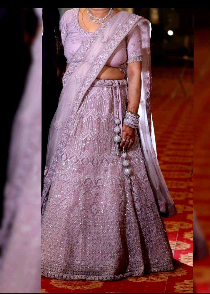 Beautiful Lavender Lehenga