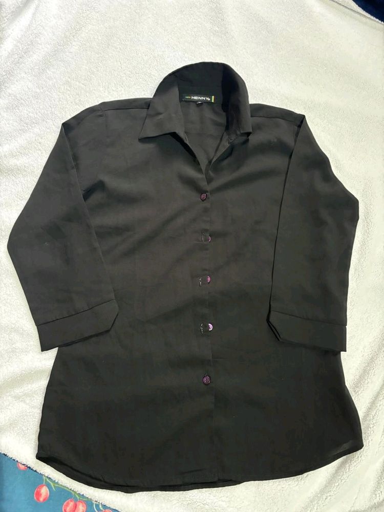 Formal Black Shirt