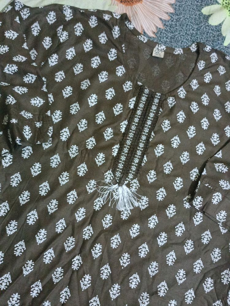 Pure Cotton New Beautiful Kurti