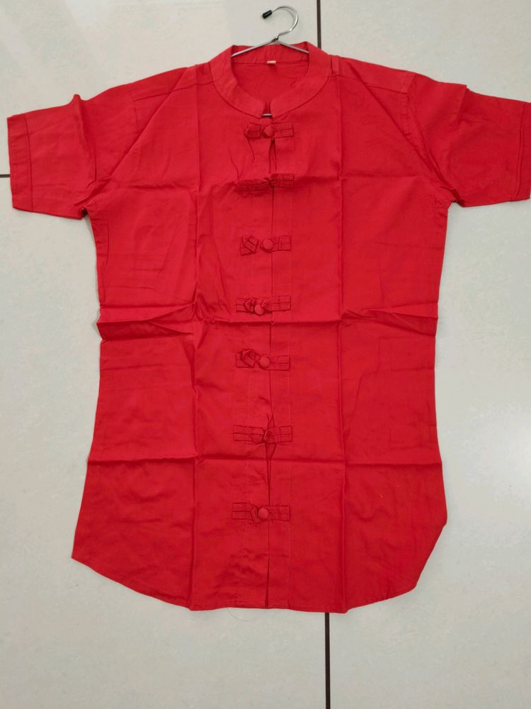 Style Red Shirt For Boys