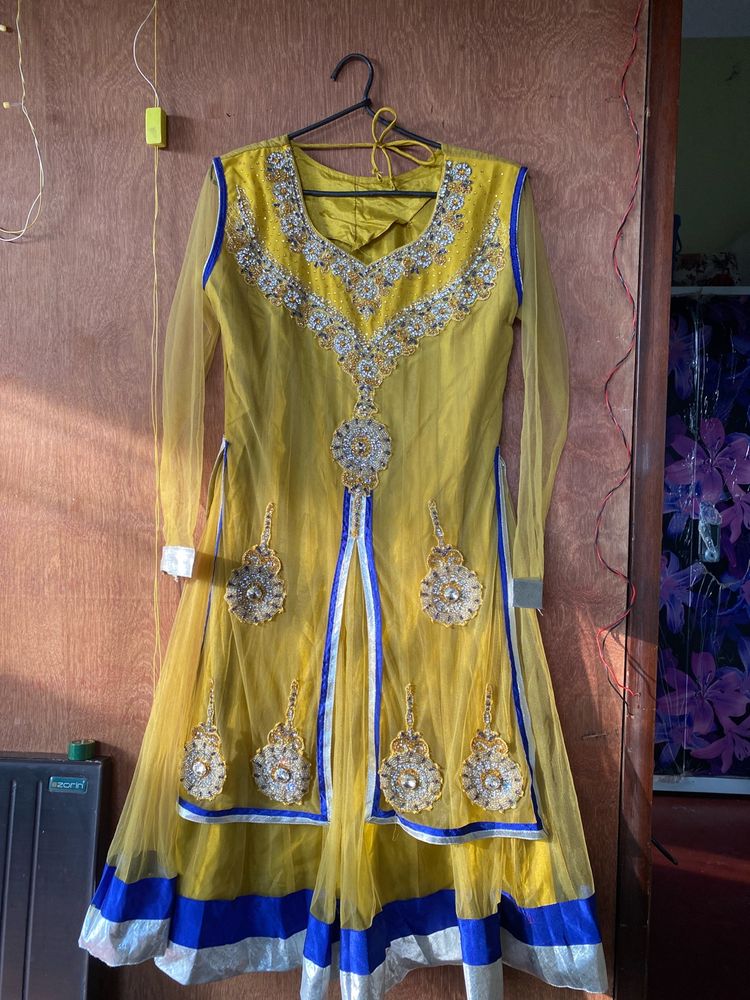 Yellow Ethnic Suit