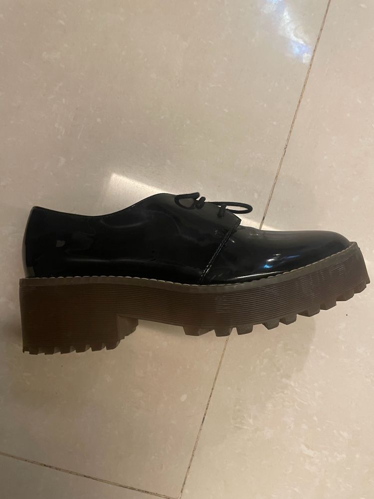 Lightly Used Black Heeled Shoes