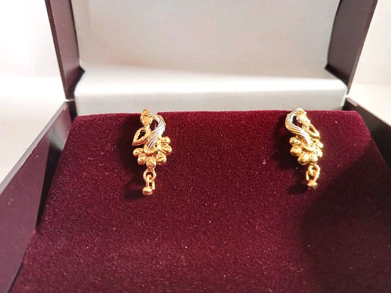 Gold Plated Earrings 5 Pairs