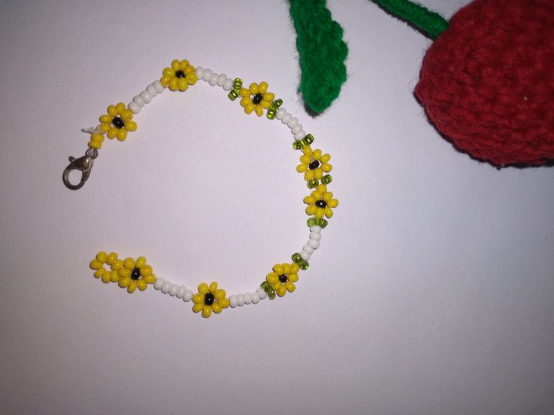 Yellow Flower  Bracelet