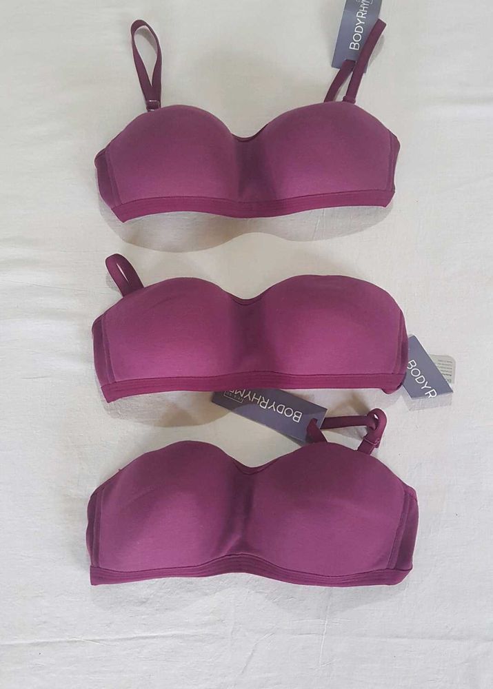 New Arrival: Set of 3 Padded Bras in Size 32