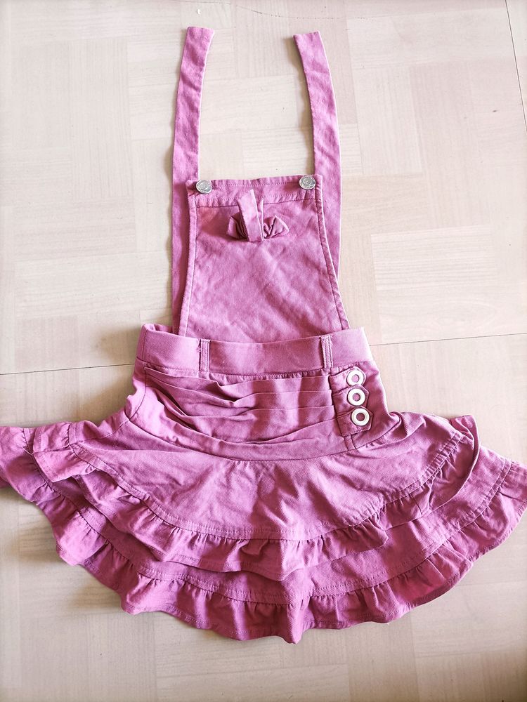 Kids Girls Romper Skirt