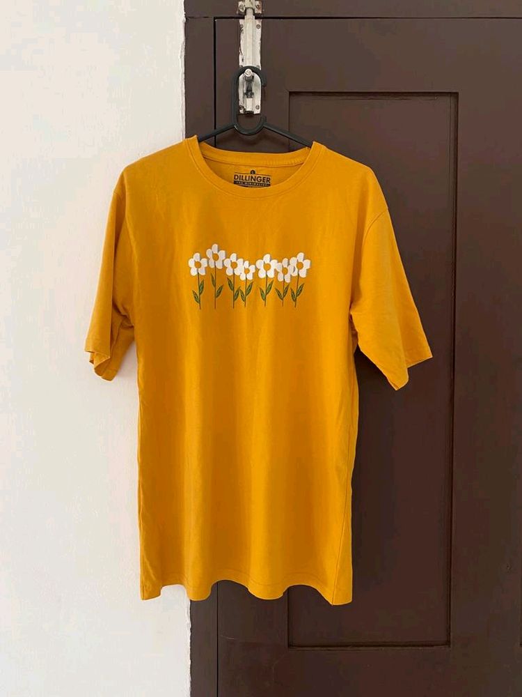 ❗Mustard Yellow Oversized T Shirt