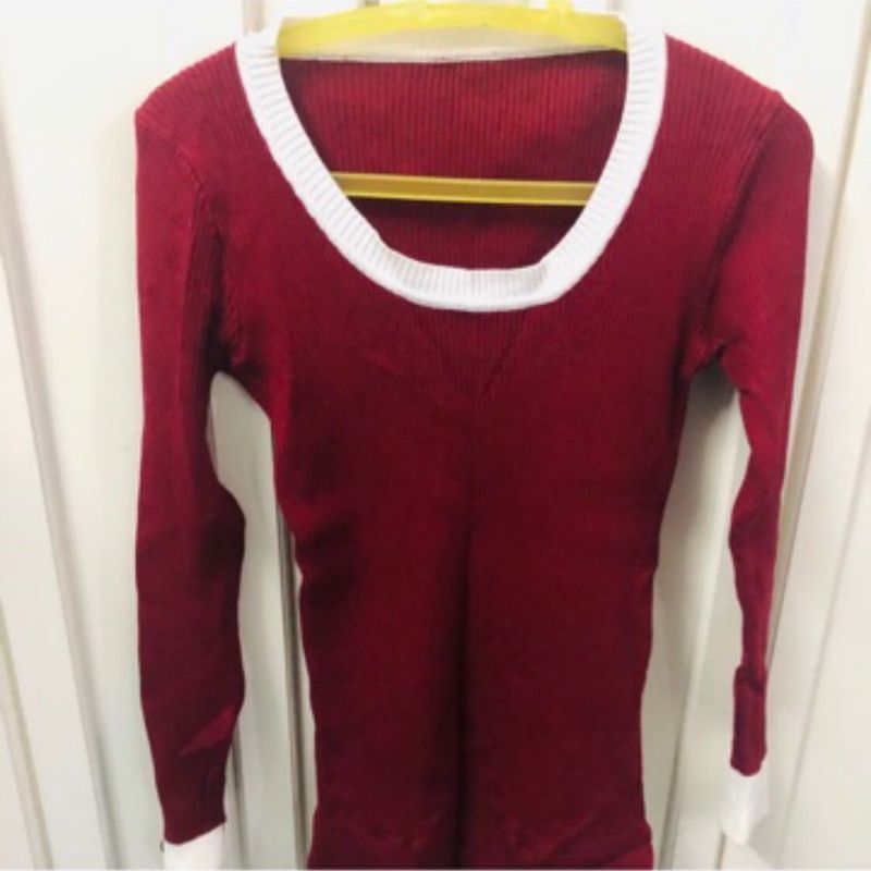 Maroon Sweater