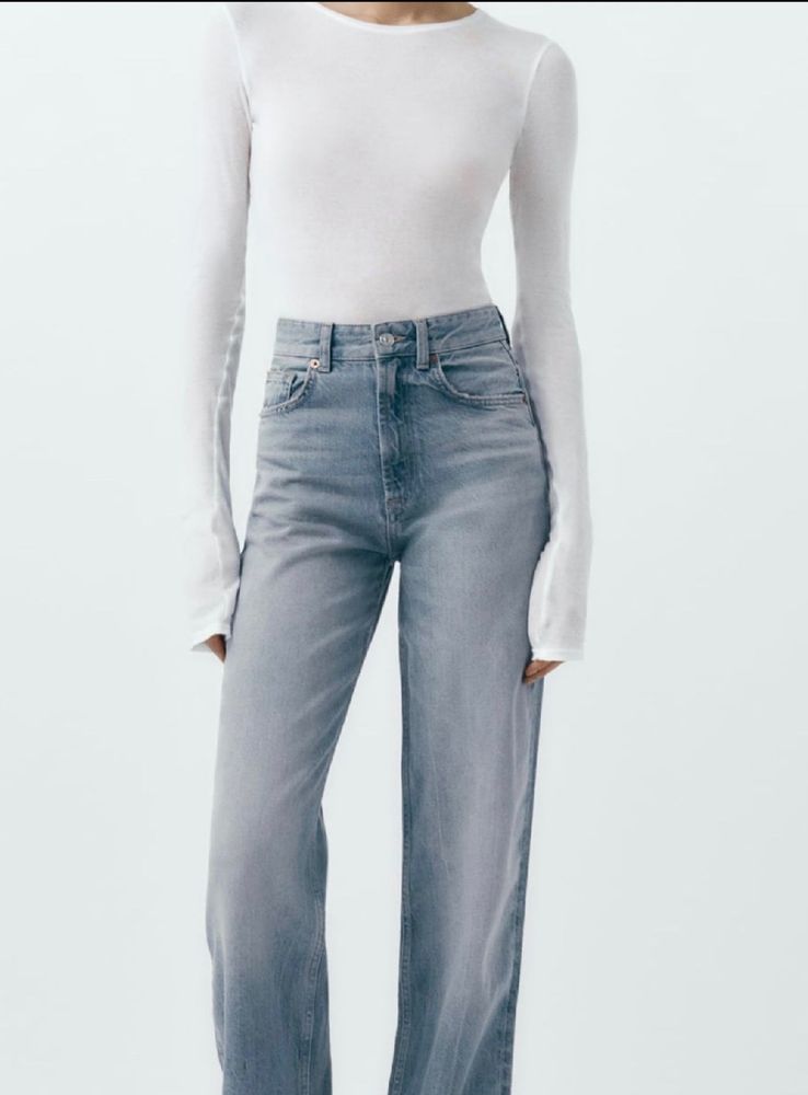 Zara Barrel Leg Jeans