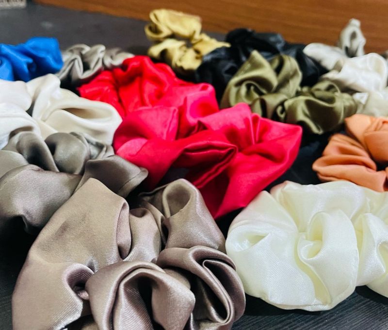 Different Colours Of Scrunchies (satin)