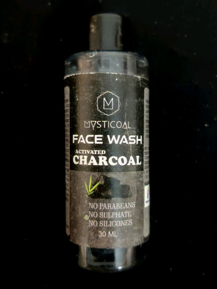 MYSTICOAL- ACTIVATED CHARCOAL FaceWash