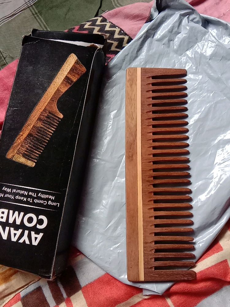 Ayan Neem Wood Comb