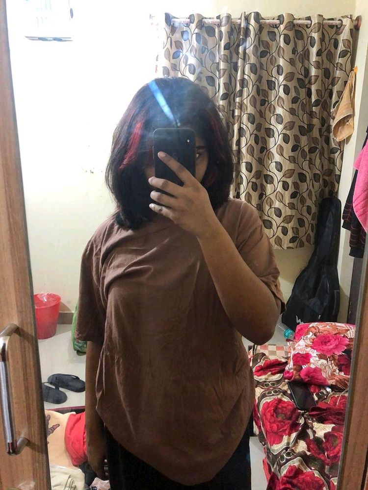 Brown Oversized Tshirt