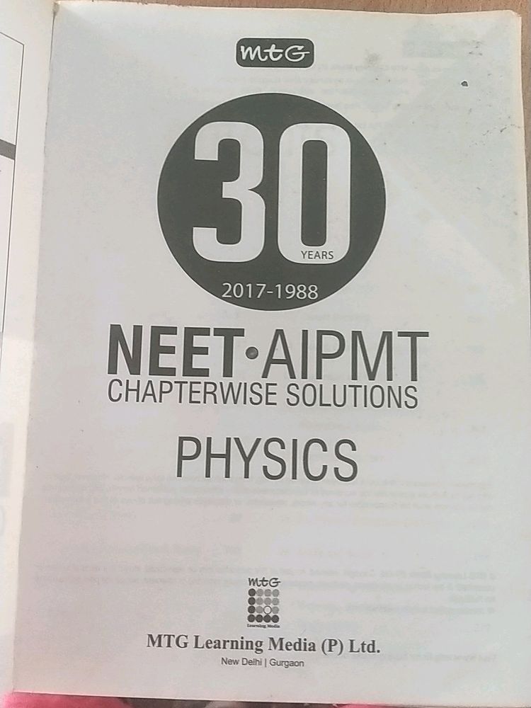 Mtg Physics For Neet