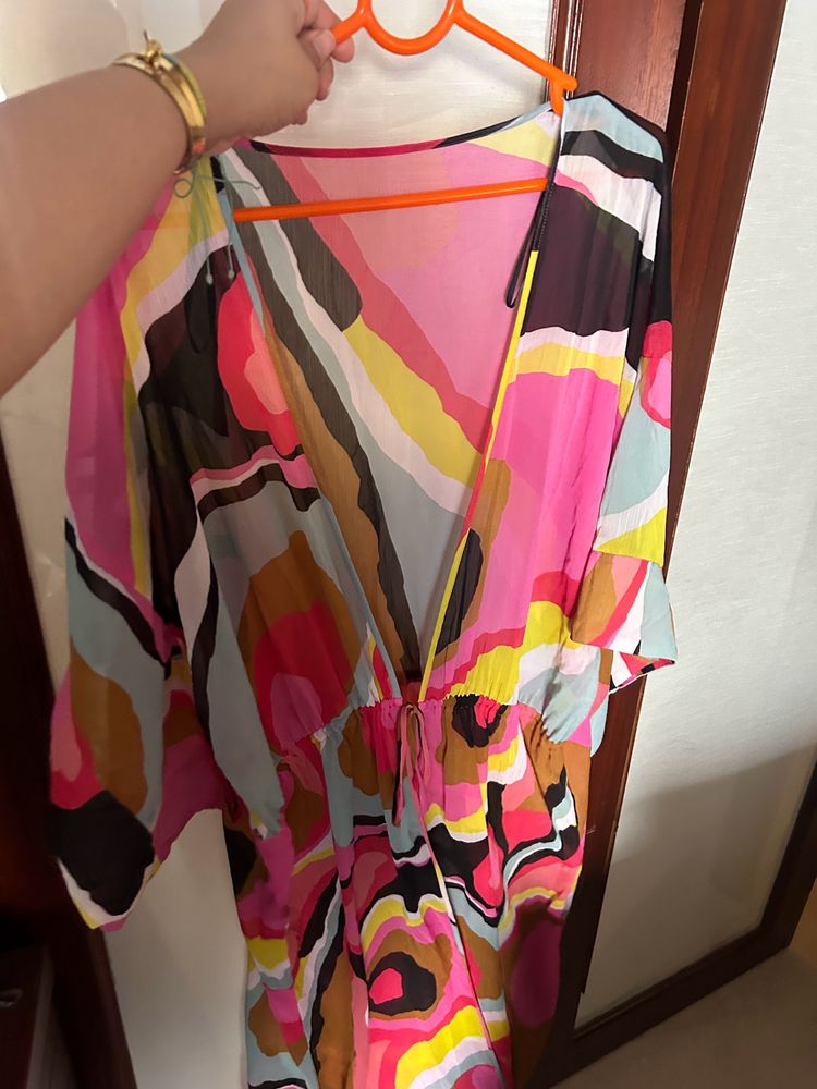 Plus Size Chiffon Swim Cover Up / Shrug - Not Worn