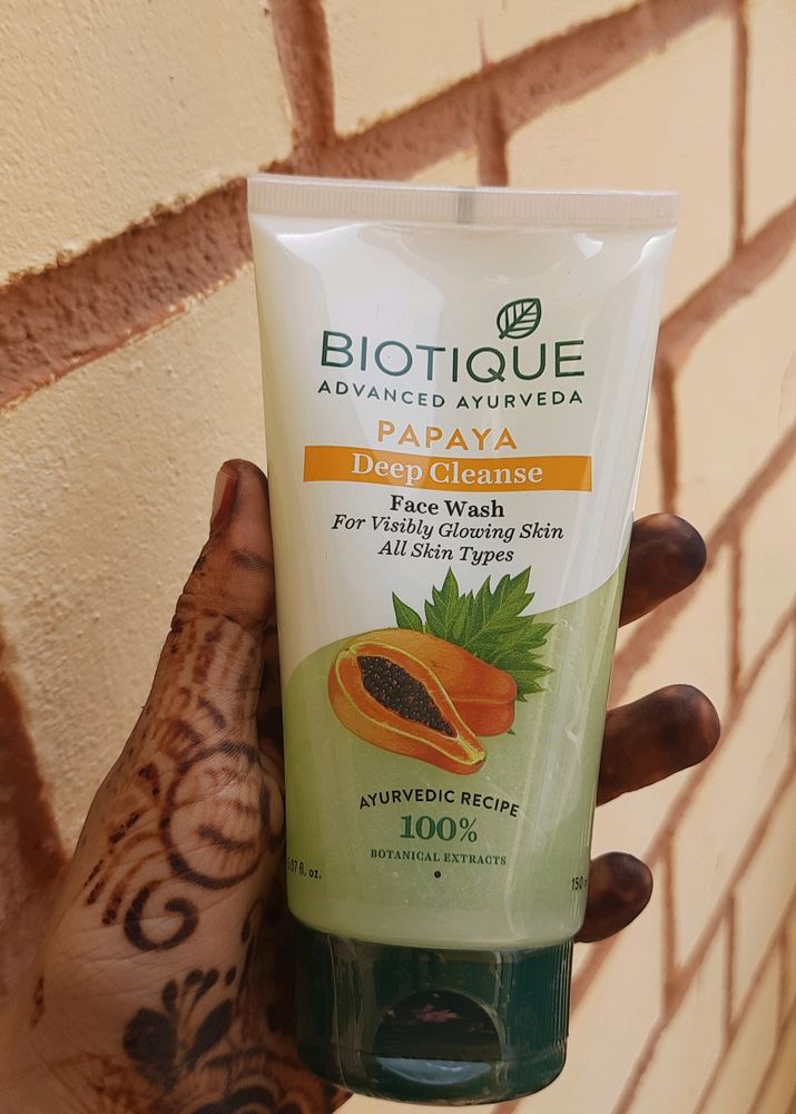 Biotique Papaya Deep Cleanse Face Wash