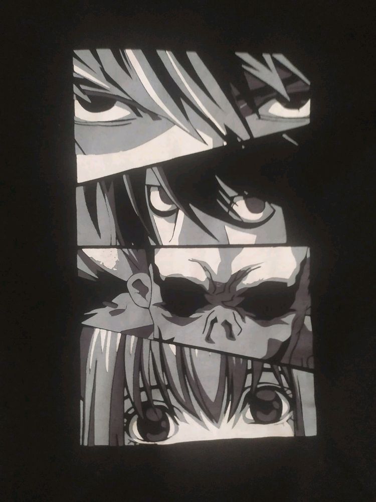 Death Note Anime Black Printed T-shirt 👕👕