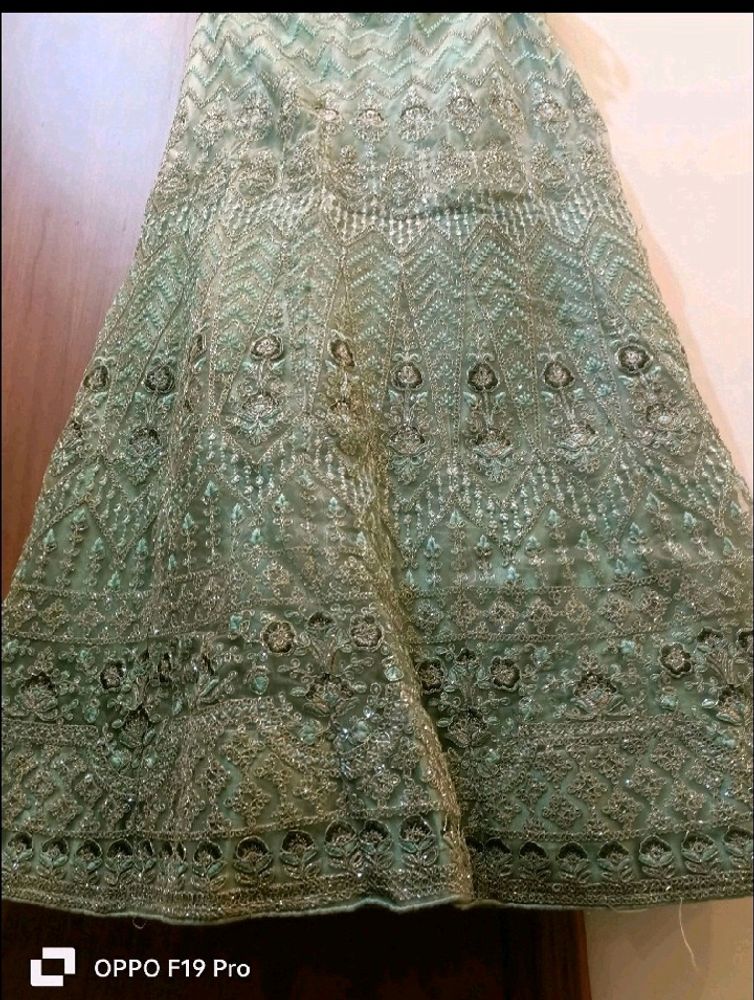 Beautiful Sea Green Lehenga