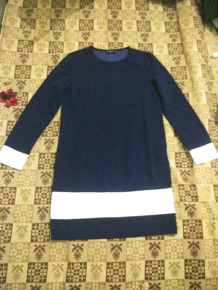 New Shein Navy Blue Dress Size M