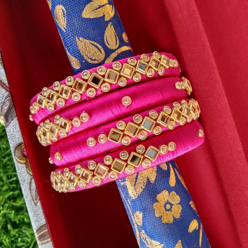 Subhapradam's Handcrafted Silk Thread Bangles