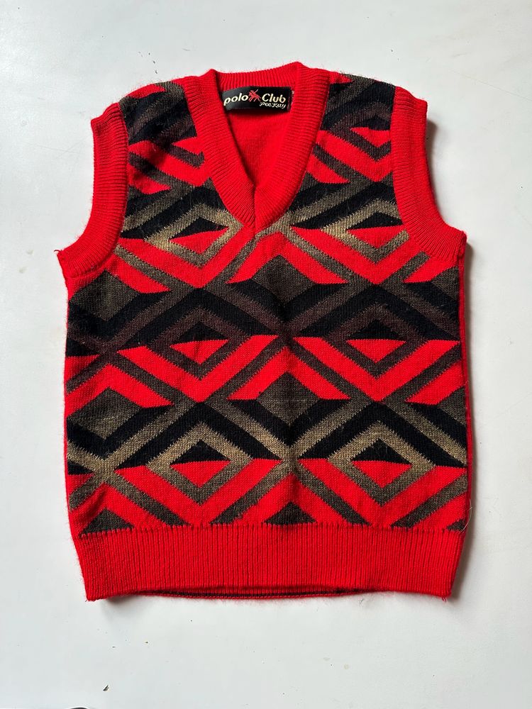 Vintage Red Vest