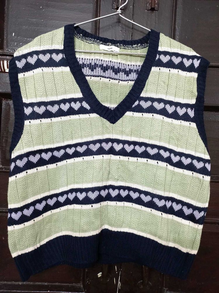 Korean Oversized Sweater Vest